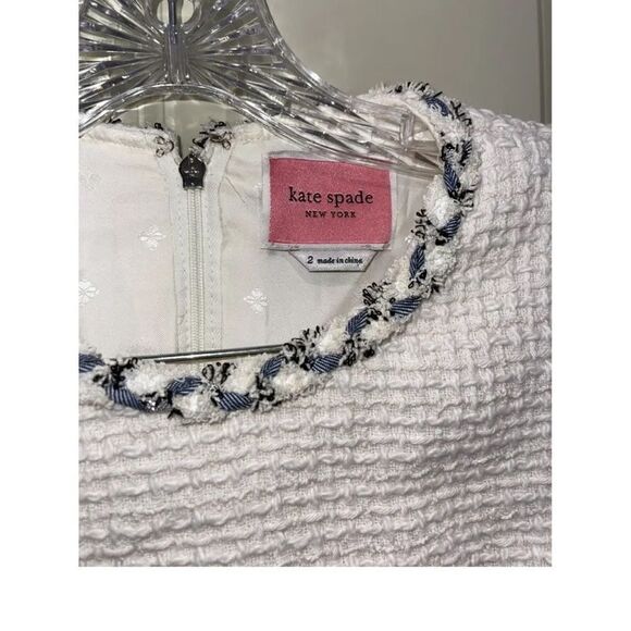 kate spade white tweed dress - Picture 3 of 3